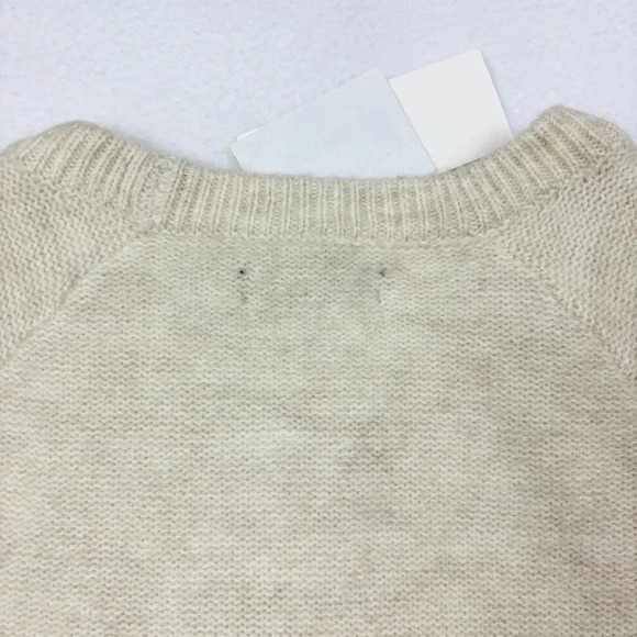 NWT Treasure & Bond Ivory Cableknit Crew Neck “Grandpa” Sweater Size XL - Picture 10 of 16